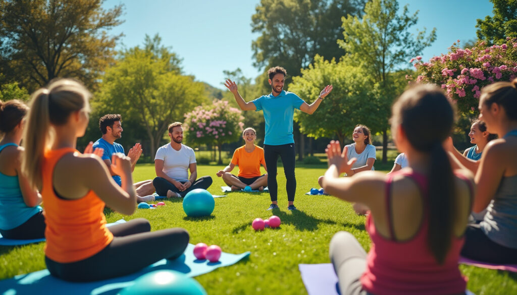 découvrez notre programme de coaching de groupe qui favorise l'esprit d'équipe pour améliorer votre forme physique. rejoignez-nous pour des séances dynamiques qui allient motivation collective et soutien mutuel, propulsant ainsi votre bien-être vers de nouveaux sommets.