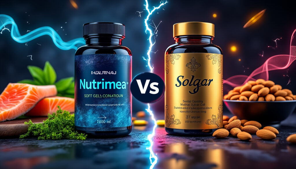 découvrez notre comparatif détaillé entre nutrimea et solgar, deux géants du marché des oméga 3. analysez les caractéristiques, les bienfaits et les avis des utilisateurs pour choisir le meilleur complément pour votre santé. ne manquez pas cet affrontement des leaders !