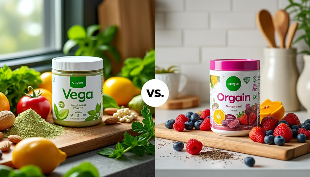découvrez notre comparatif entre vega et orgain, deux leaders de la caséine végétale. analysez leurs ingrédients, saveurs et bienfaits pour trouver la meilleure option adaptée à vos besoins nutritionnels.