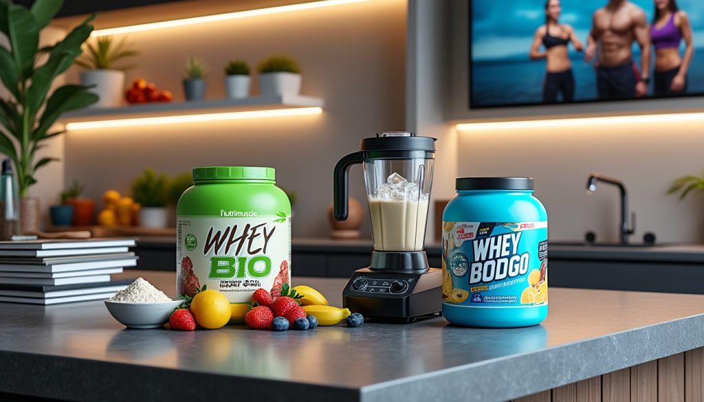 découvrez notre comparatif complet entre la whey bio de nutrimuscle et la whey protein de bpi sports. quelle protéine en poudre choisir en 2025 pour optimiser vos performances et atteindre vos objectifs ? analyse des ingrédients, des bénéfices, et conseils d'utilisation.