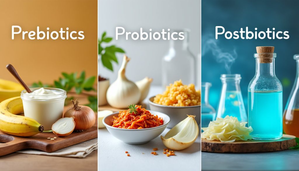 découvrez les différences essentielles entre prébiotiques, probiotiques et postbiotiques dans notre guide complet. apprenez comment chaque type de composé contribue à votre santé intestinale et améliore votre bien-être général.