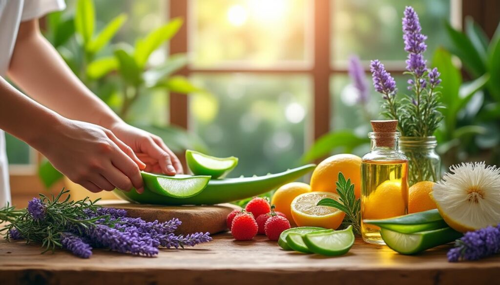 découvrez les secrets des experts pour une peau radieuse et des cheveux resplendissants ! apprenez les plantes et gestes essentiels qui revitaliseront votre beauté naturelle et vous donneront un véritable coup de fouet.