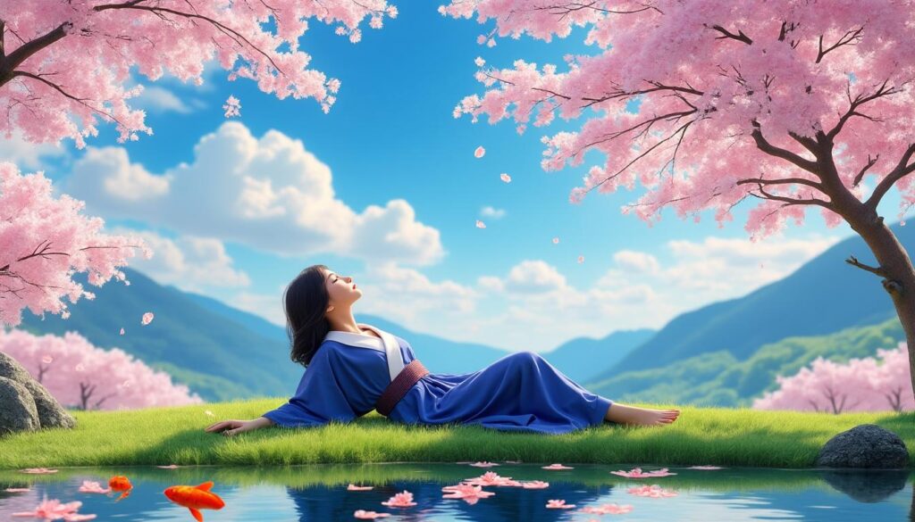 découvrez la technique japonaise de contemplation du ciel, un moyen naturel et apaisant de réduire le stress et d'atteindre la sérénité de l'esprit. plongez dans cette pratique ancestrale pour retrouver calme et équilibre au quotidien.