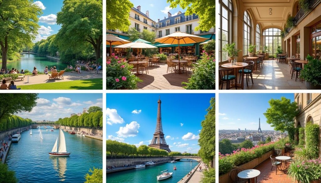 échappez à la chaleur estivale en découvrant nos 6 lieux parisiens idéaux pour profiter de la fraîcheur. que vous soyez amateur de parcs ombragés, de cafés climatisés ou de musées rafraîchissants, explorez nos recommandations pour passer un été agréable à paris.