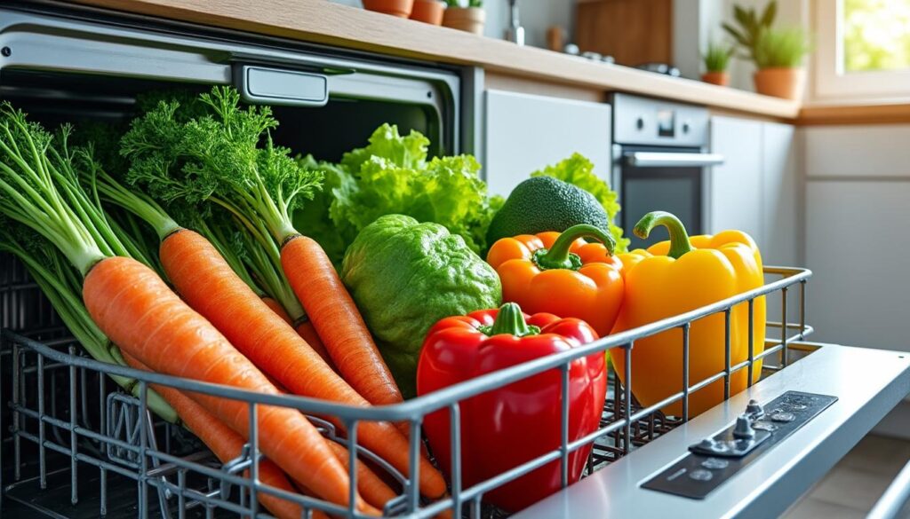 découvrez si laver vos légumes au lave-vaisselle, une tendance tiktok étonnante, est réellement efficace et sans danger. analyse, conseils et précautions pour ne pas risquer votre santé.
