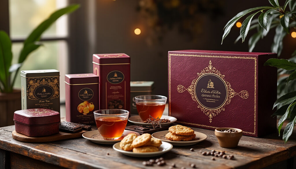 craquez pour l’édition limitée de la box gourmande, née de la collaboration exclusive entre elle à table et dammann frères : une sélection raffinée de délices et de thés d’exception à savourer ou offrir.