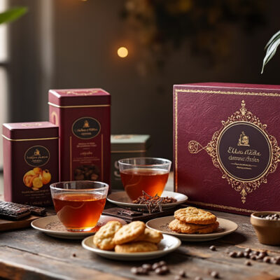 craquez pour l’édition limitée de la box gourmande, née de la collaboration exclusive entre elle à table et dammann frères : une sélection raffinée de délices et de thés d’exception à savourer ou offrir.
