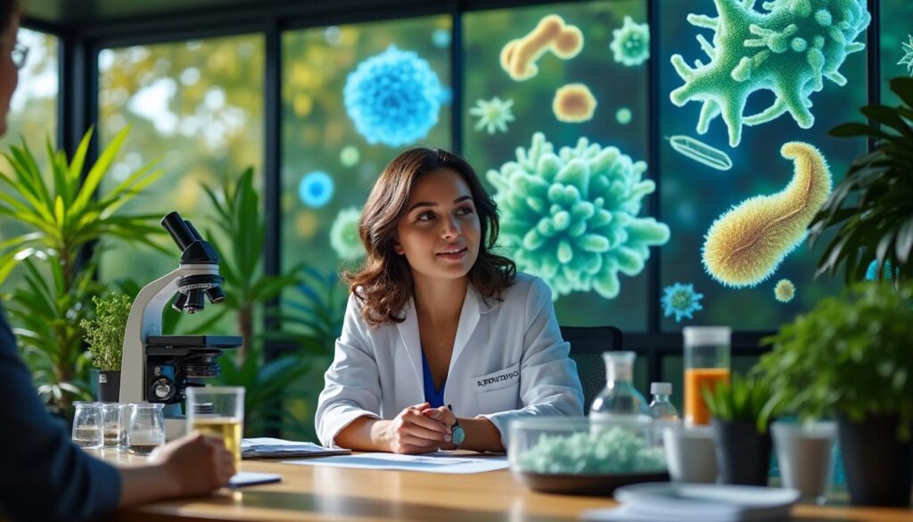 découvrez dans cet entretien exclusif avec le dr emmanuelle bocandé comment notre environnement influence le microbiote, et pourquoi ce lien est essentiel pour notre santé globale. un échange passionnant à ne pas manquer !