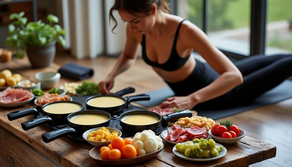 découvrez combien de minutes de pilates sont nécessaires pour brûler les calories d'une raclette grâce à notre guide essentiel alliant plaisir et bien-être.