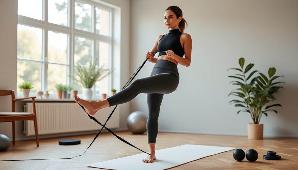 pas de reformer à la maison ? découvrez 4 accessoires malins pour adapter vos exercices de pilates et retrouver les sensations d’un entraînement sur reformer.